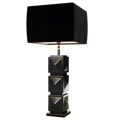 现代黑色金属工艺台灯